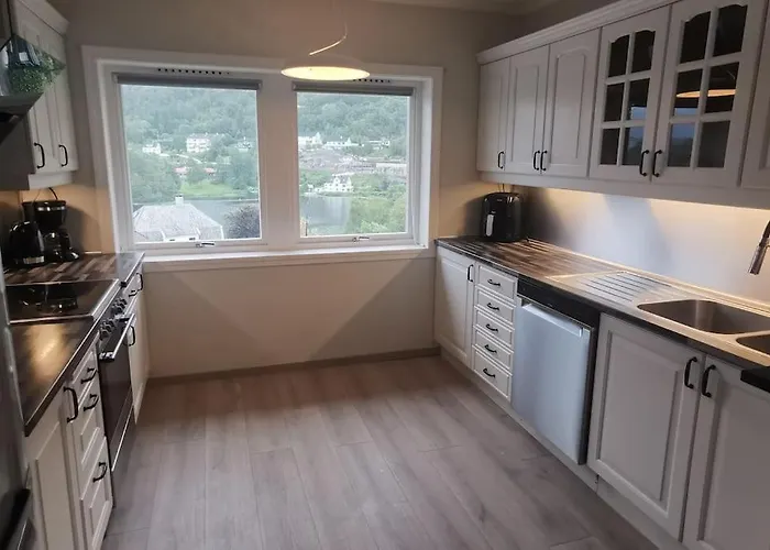 아파트 Koselig Naer Sentrum 베르겐